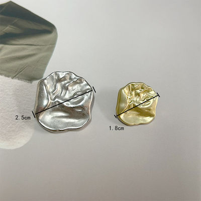 9MM طراح نقره طلا پوشاک دوختن مروارید لوکس زمستان Rhinestone دکمه های فلزی برای لباس