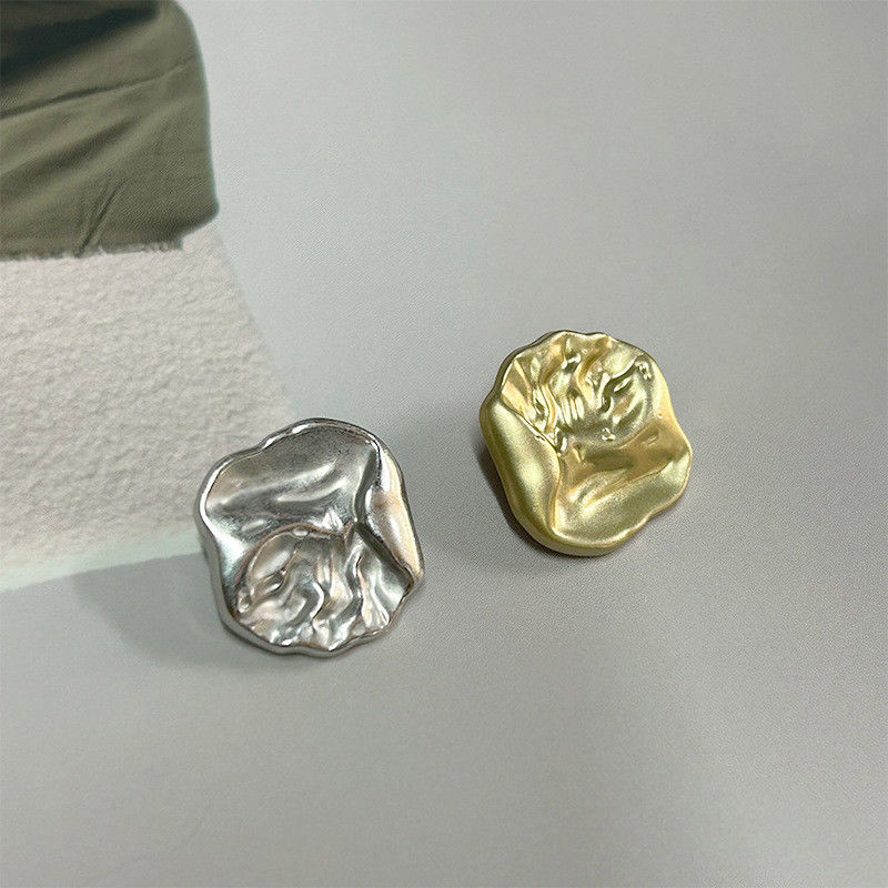 9MM طراح نقره طلا پوشاک دوختن مروارید لوکس زمستان Rhinestone دکمه های فلزی برای لباس